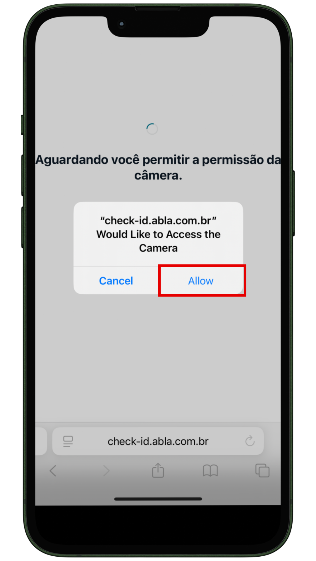 Tela inicial do sistema
