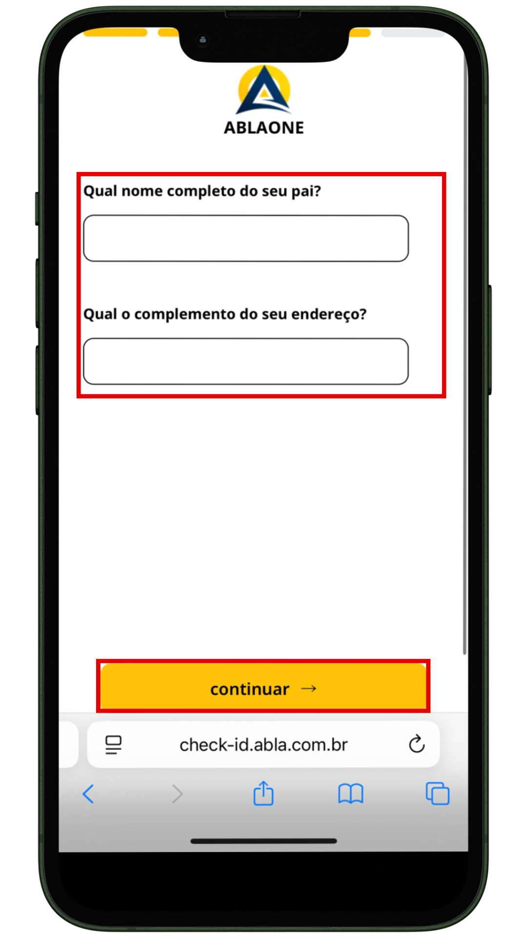 Tela inicial do sistema